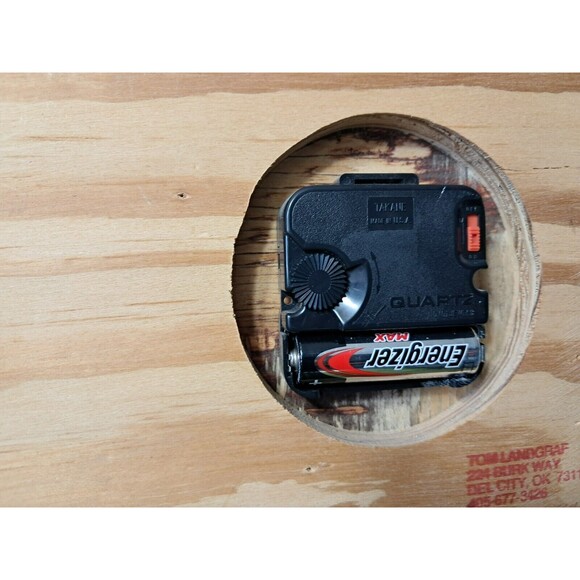 Vintage Horse Lacquered Wood Wall Clock  WORKS Tom Landgraf 12x10 - Picture 9 of 10